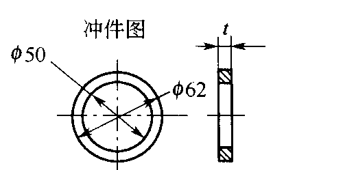 画出下图所示零件的排样图