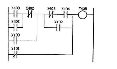 写出下图所示梯形图的指令程序