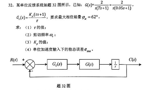 2024年4月自考02245机电一体化系统设计试题第32题